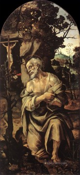 San Jerónimo 1490 Christian Filippino Lippi Pinturas al óleo